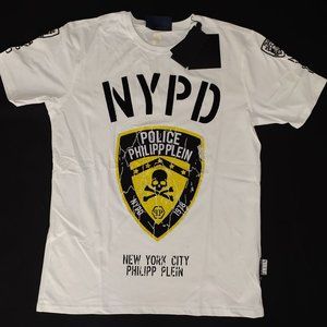 Philipp Plein Short Sleeve Men's Shirt Nwt Cotton